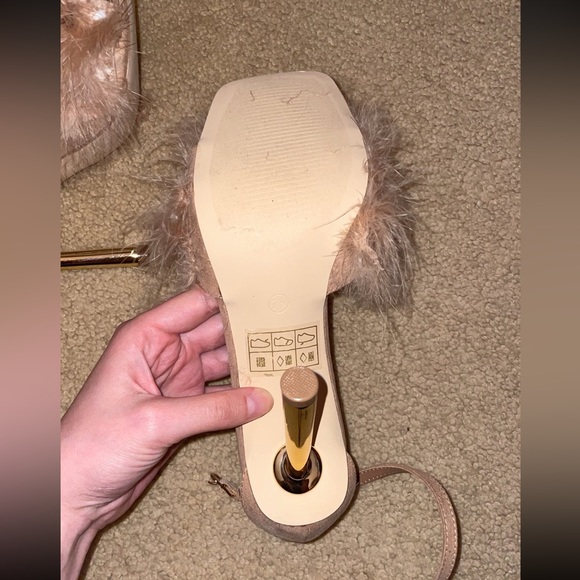 Journee Collection Fuzzy Heels - Picture 2 of 6